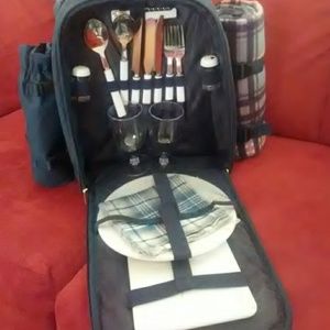 NWT Picnic Backpack and Insulated Cooler